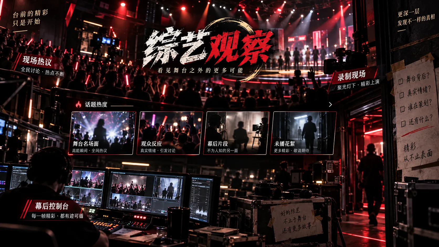 《周末观察室》公开物料与作品档案
